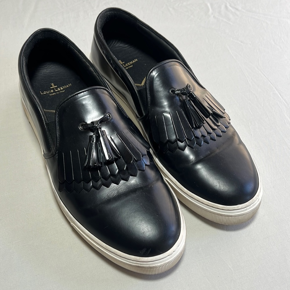 Louis leeman leather slip on shoe